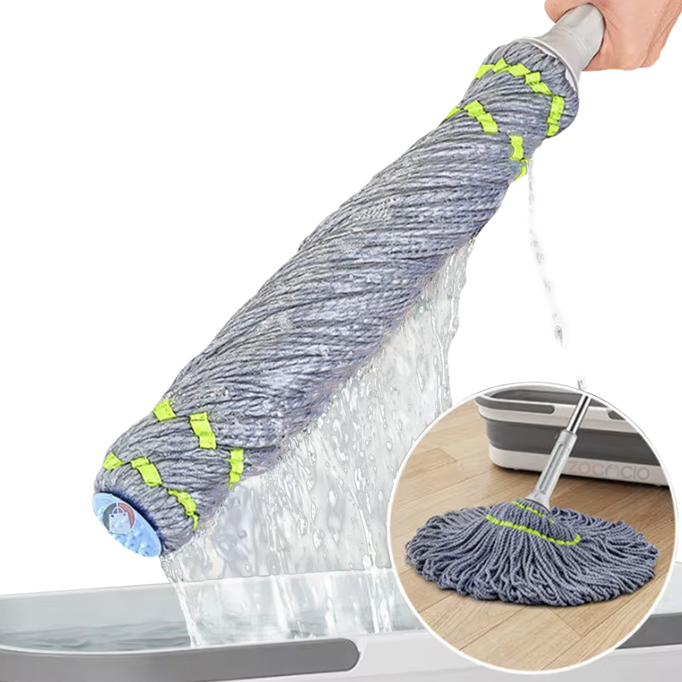 Miniatura 4 de Trapeador Automático Con Escurridor Rapi